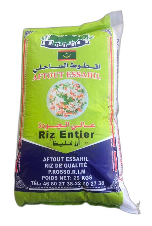 Riz de Mauritanie de haut qualité 25kg