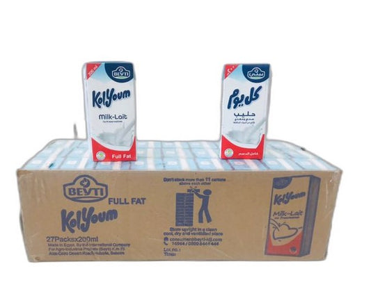 Lait entier Kolyoum 27 Unité de 200ml